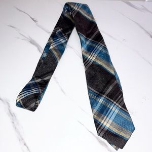 NEW Ben SHERMAN stripe plaid tie